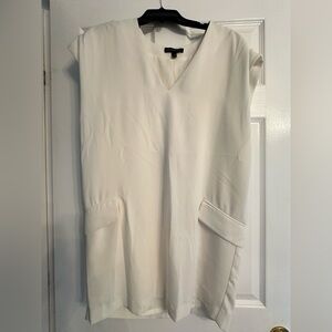 Banana Republic Cream V-Neck Dress